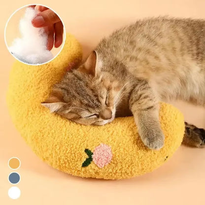 Pet Little Pillow Fashion Neck Protector Deep Sleep Puppy Kitten U-Shaped Pillow Dog Cat Headrest Sleeping Pillow Pet Supplies